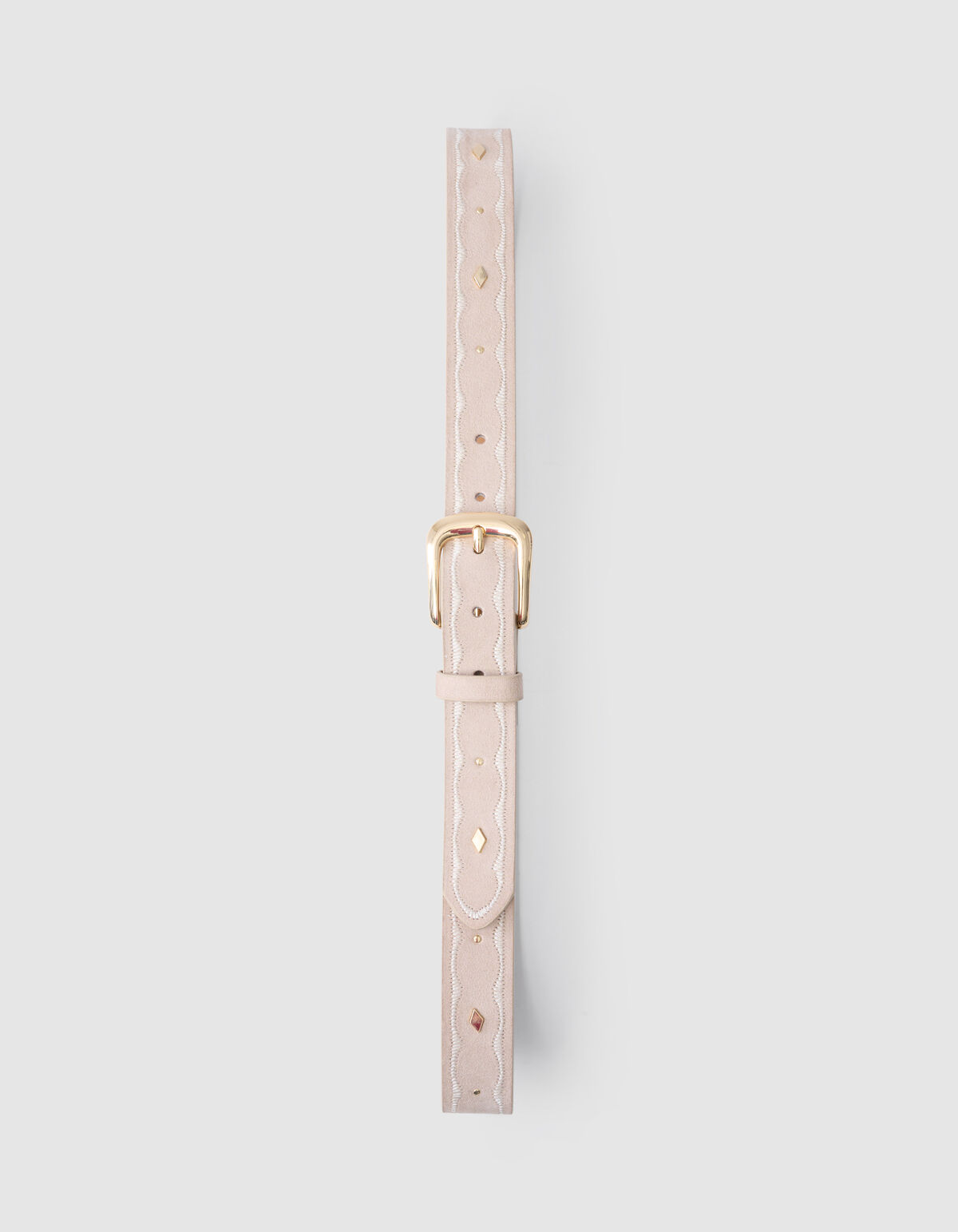 Nietengürtel Off White SHOEBY ACCESSOIRES