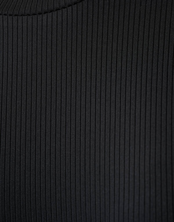 Rippstrick-Oberteil Schwarz SHOEBY WOMEN