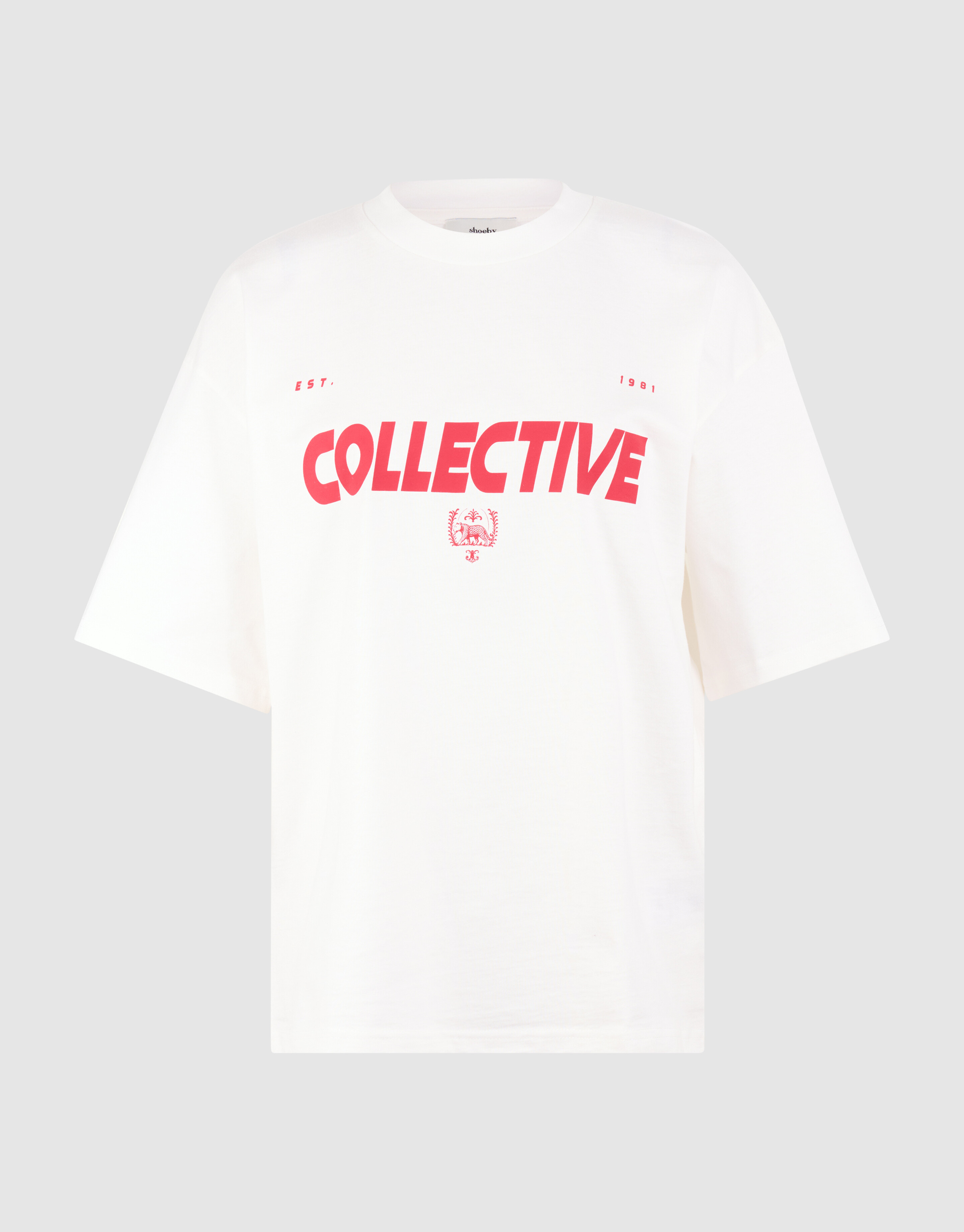 Collective Artwork T-Shirt Wei&szlig; SHOEBY WOMEN