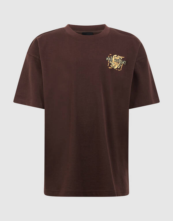 Riders Artwork T-Shirt Dunkelbraun SHOEBY BOYS