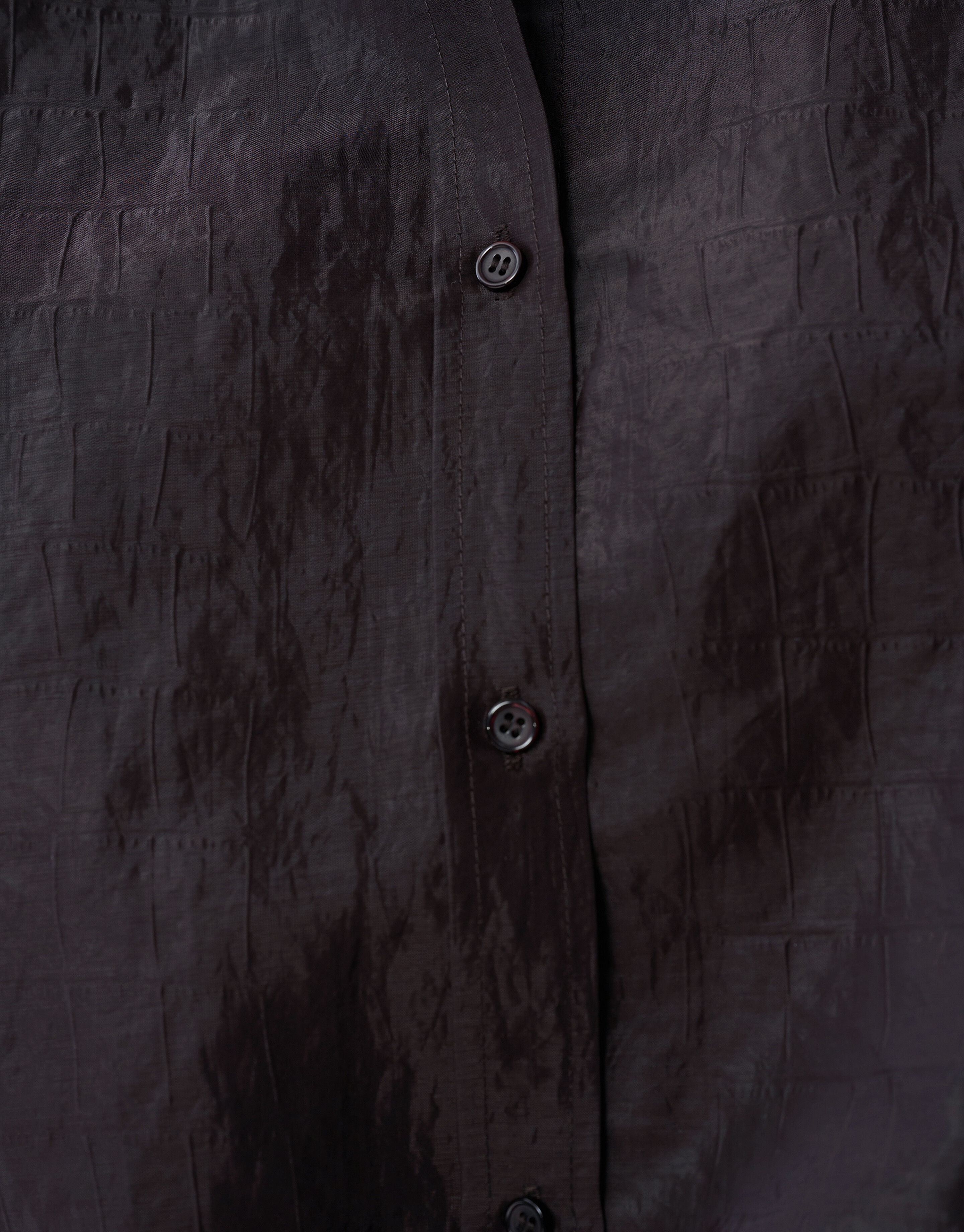 Croco Bluse Dunkelbraun SHOEBY WOMEN