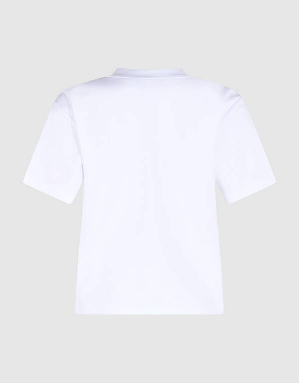 Basic-T-Shirt Wei&szlig; By Lonneke SHOEBY WOMEN
