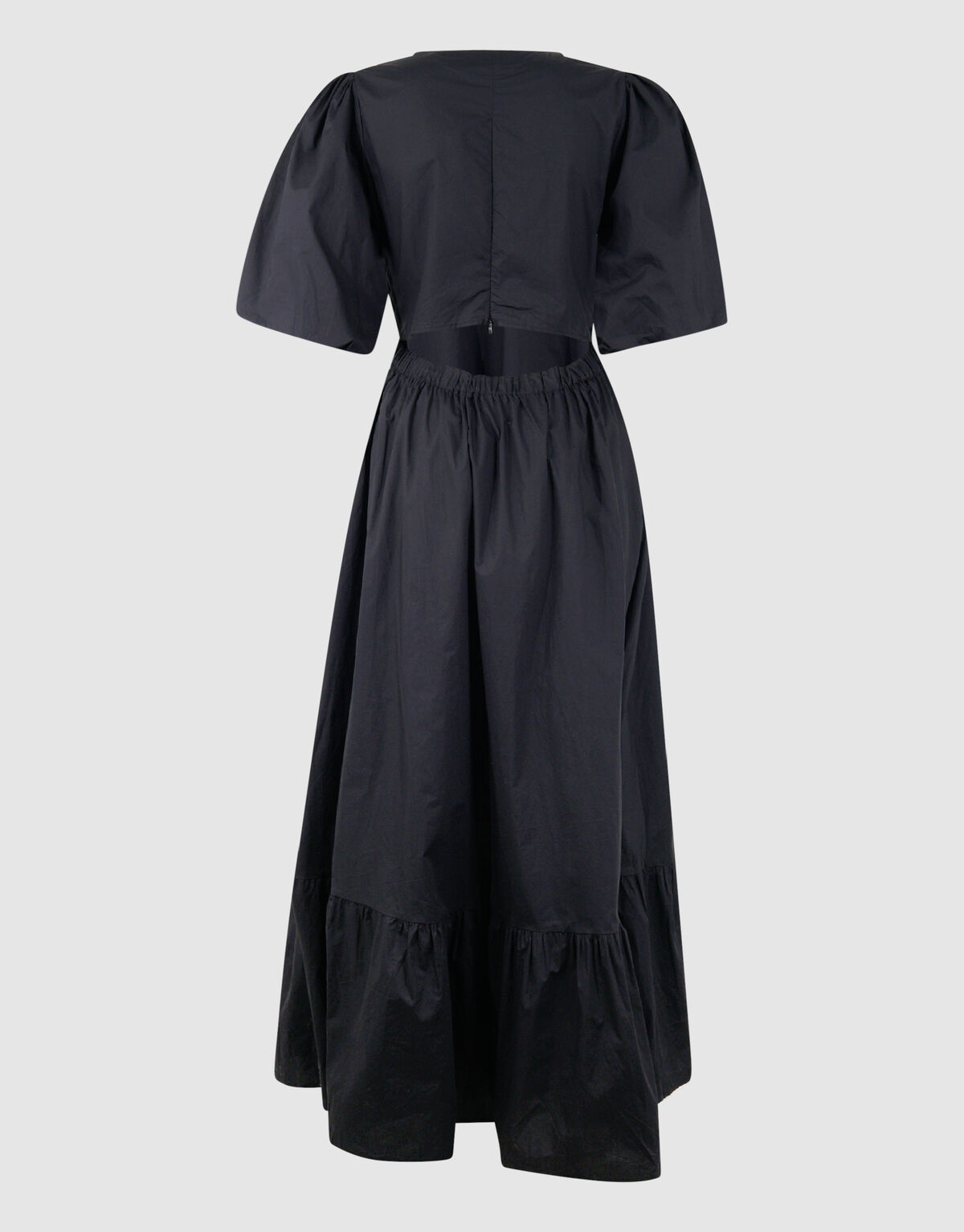 Popeline Maxi Kleid Schwarz SHOEBY WOMEN