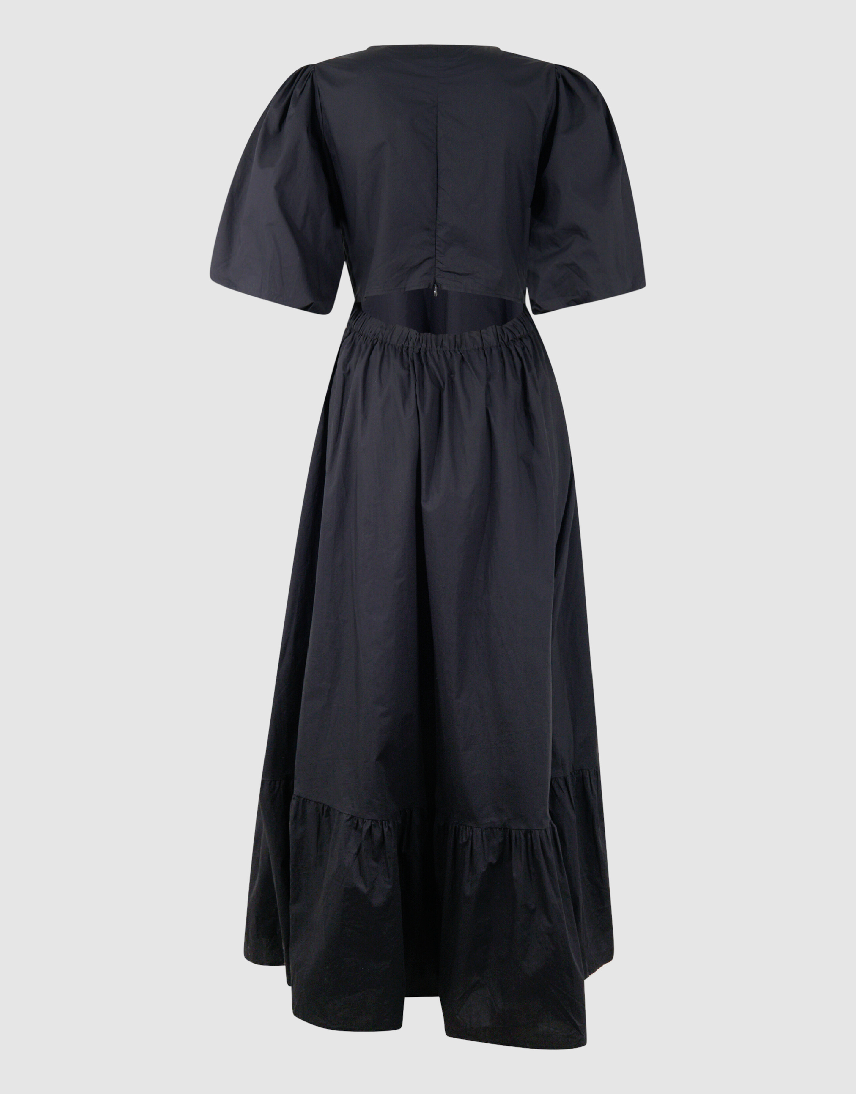 Popeline Maxi Kleid Schwarz SHOEBY WOMEN