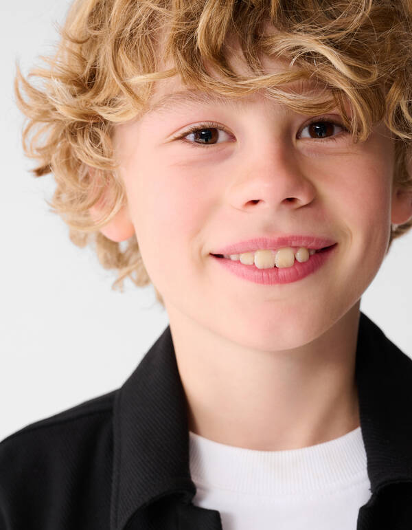 Twill Overshirt Schwarz SHOEBY BOYS