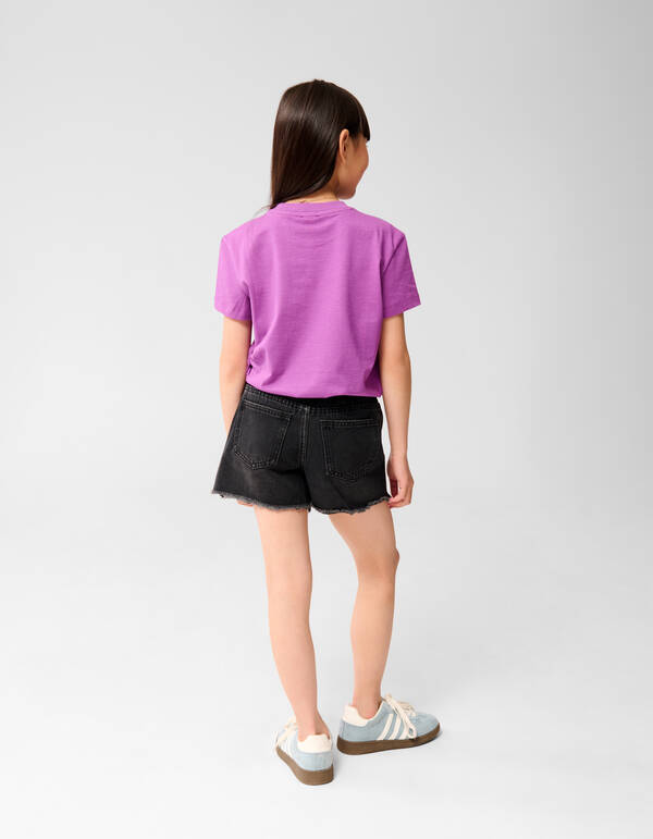 Herz Artwork T-shirt Lila SHOEBY GIRLS