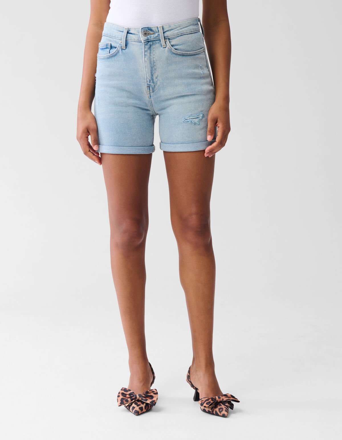 Denim Short gebleicht SHOEBY WOMEN