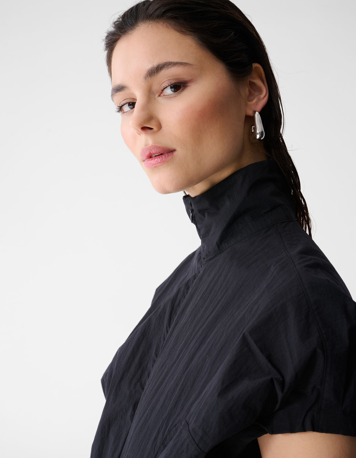 Massive Creolen Ohrringe Silber SHOEBY ACCESSOIRES