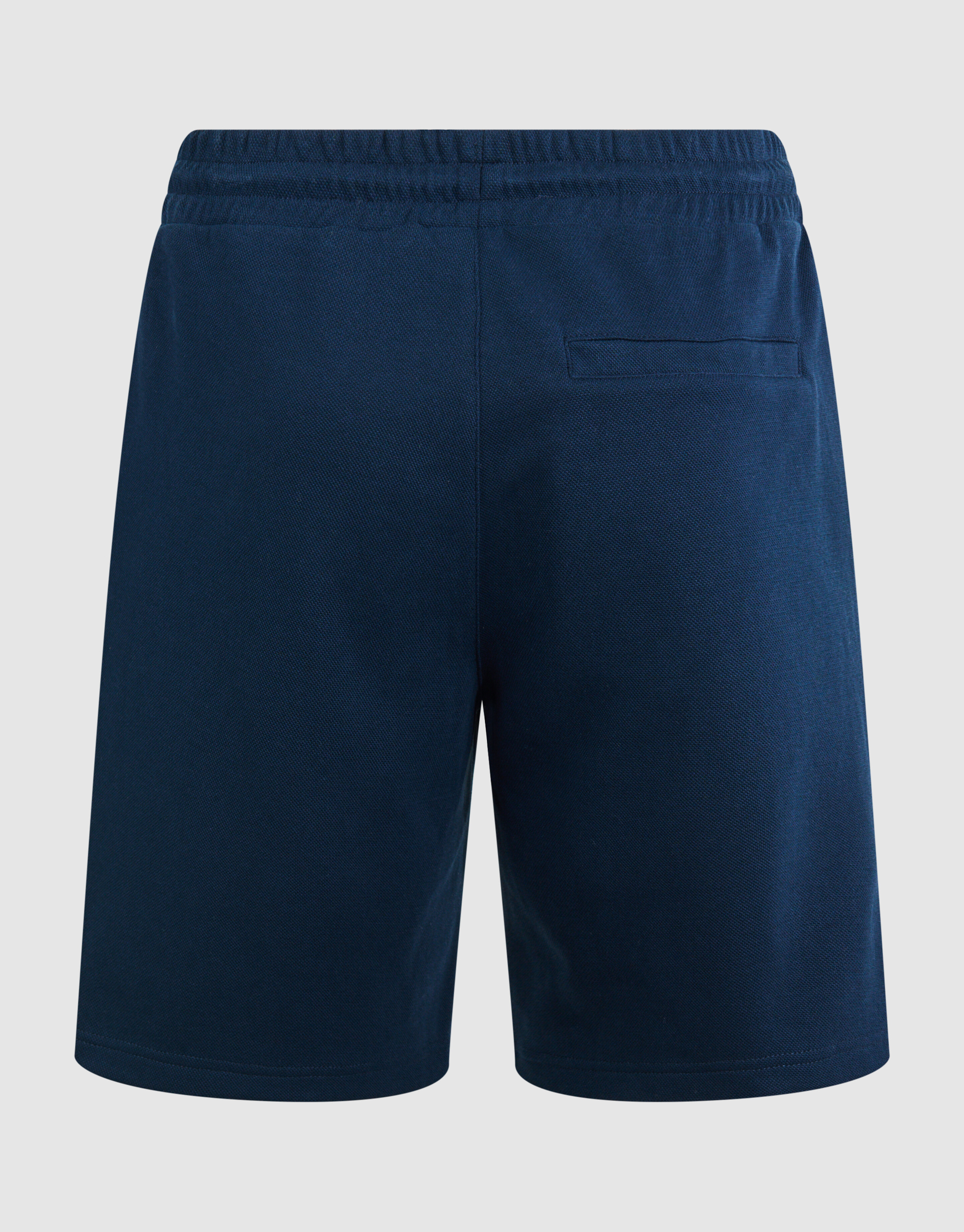 Piqu&eacute; Logo Shorts Blau SHOEBY MEN