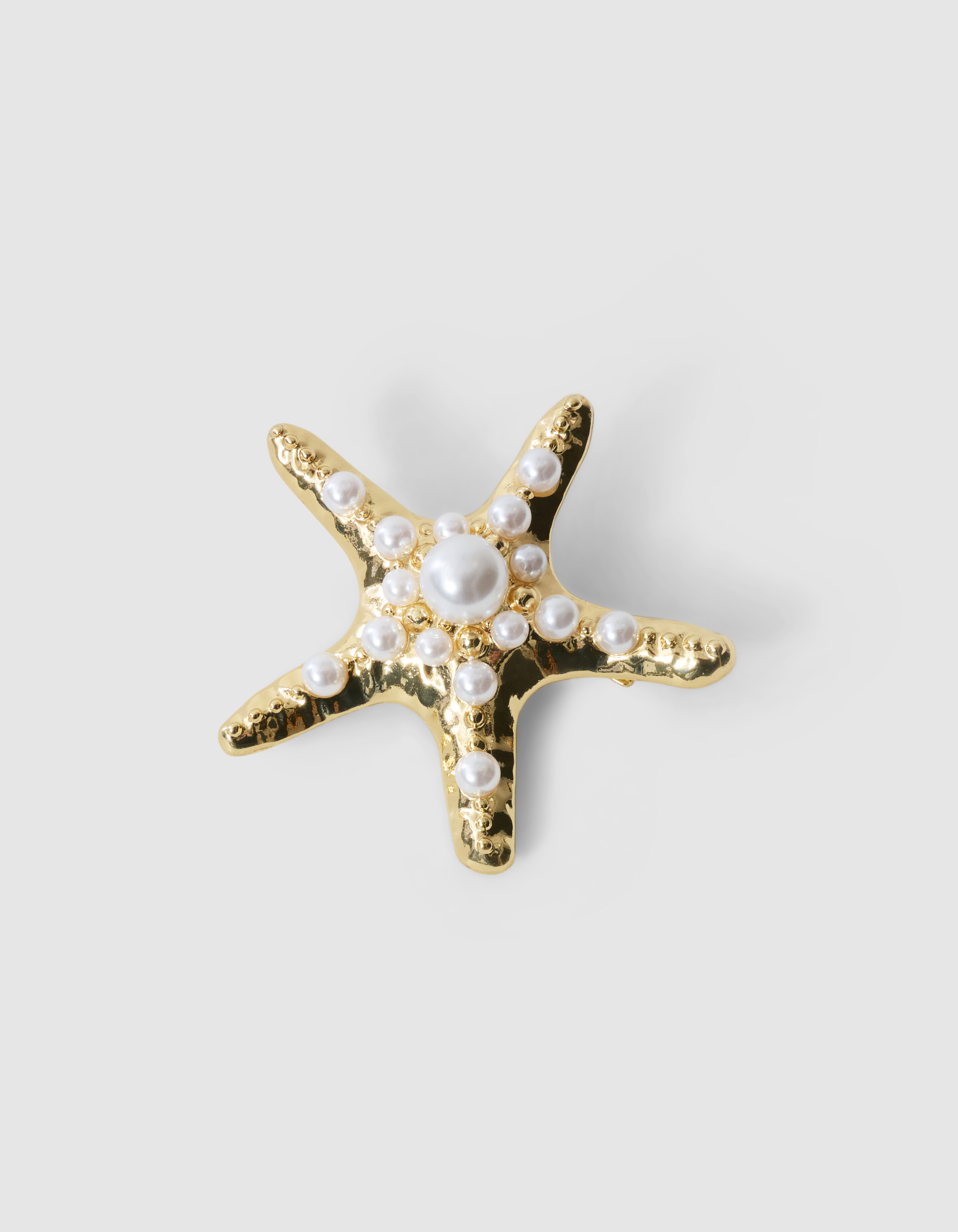 Seastar Perlenbrosche Gold SHOEBY ACCESSOIRES