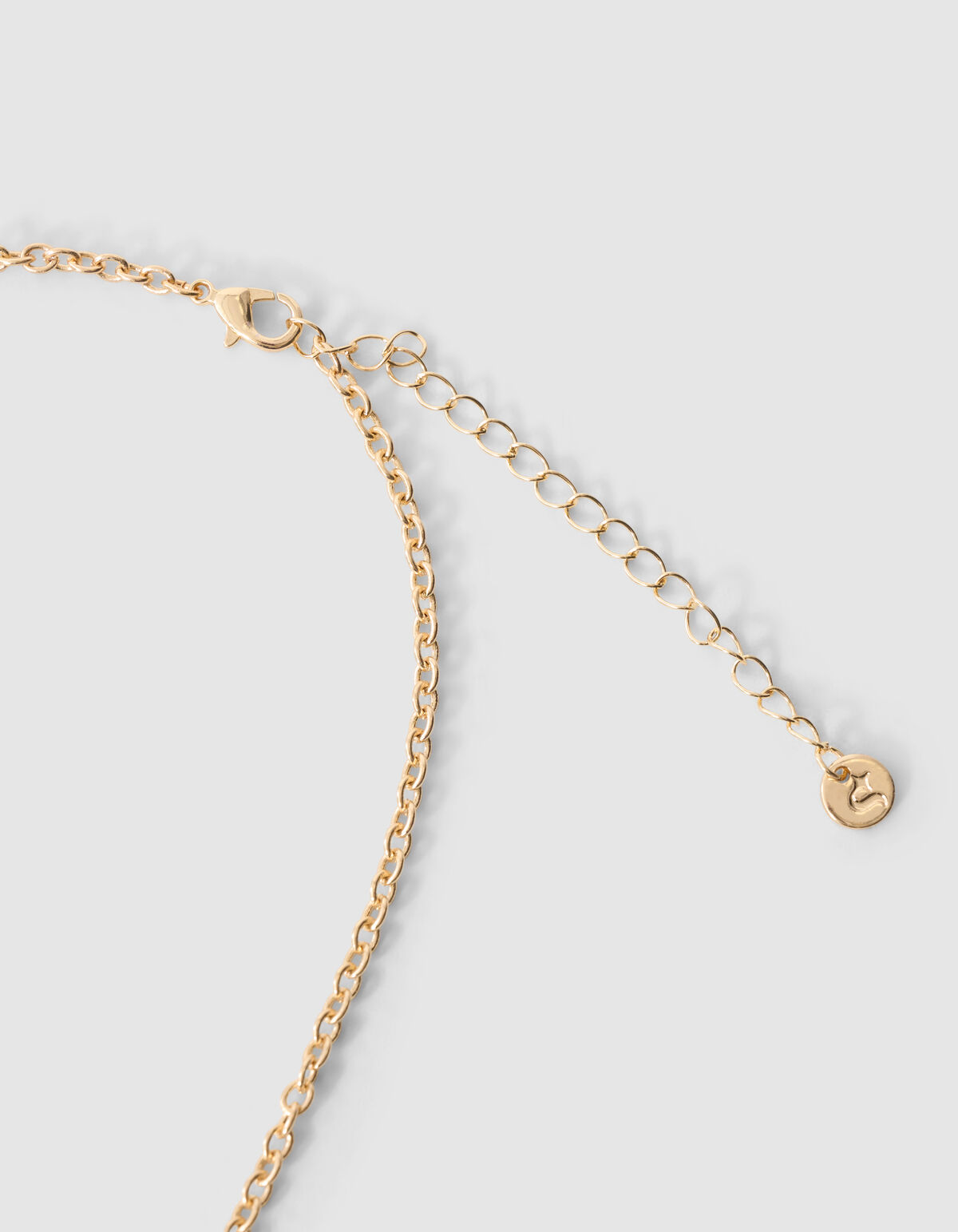 Charm Schleife Halskette Gold SHOEBY ACCESSOIRES