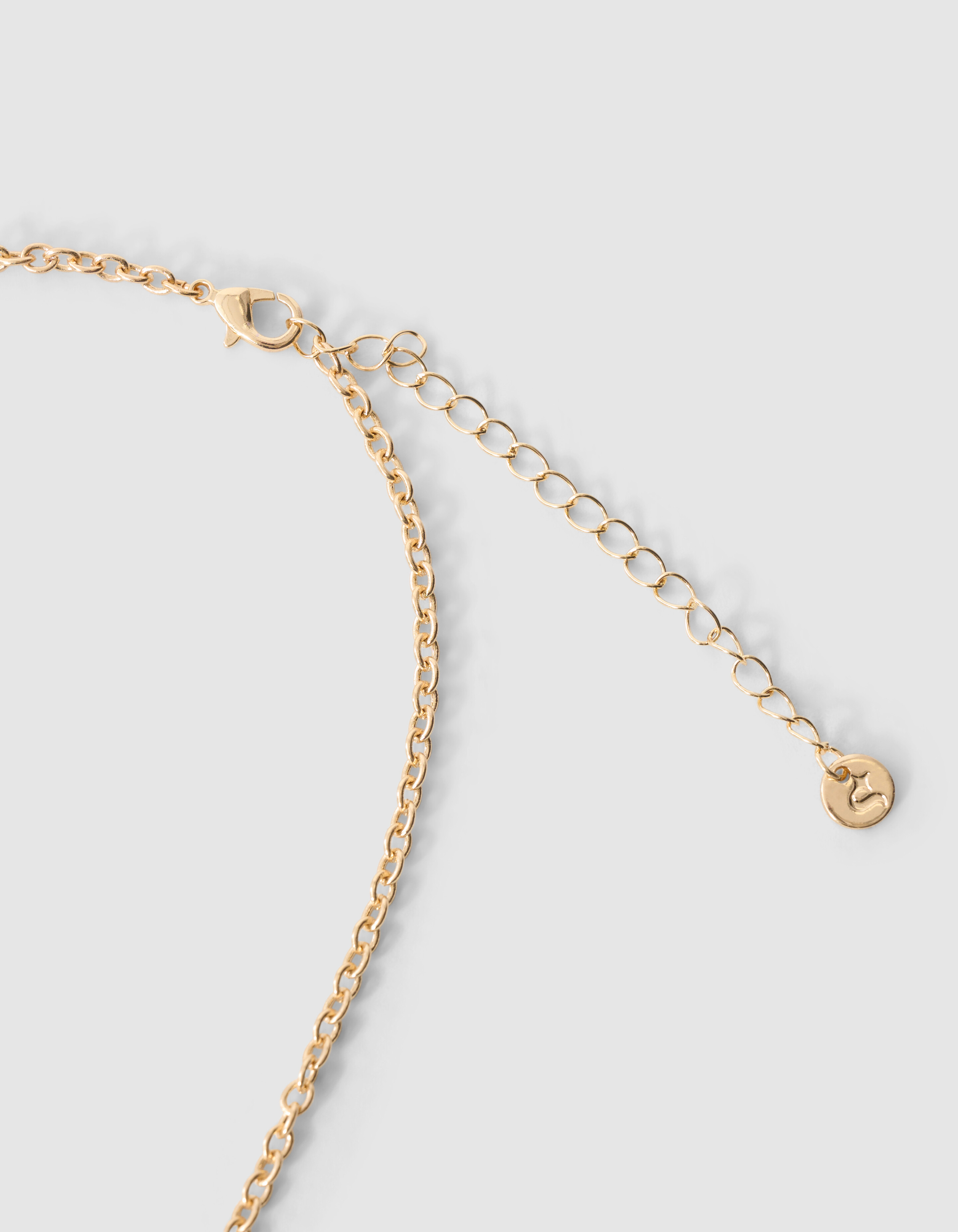 Charm Schleife Halskette Gold SHOEBY ACCESSOIRES