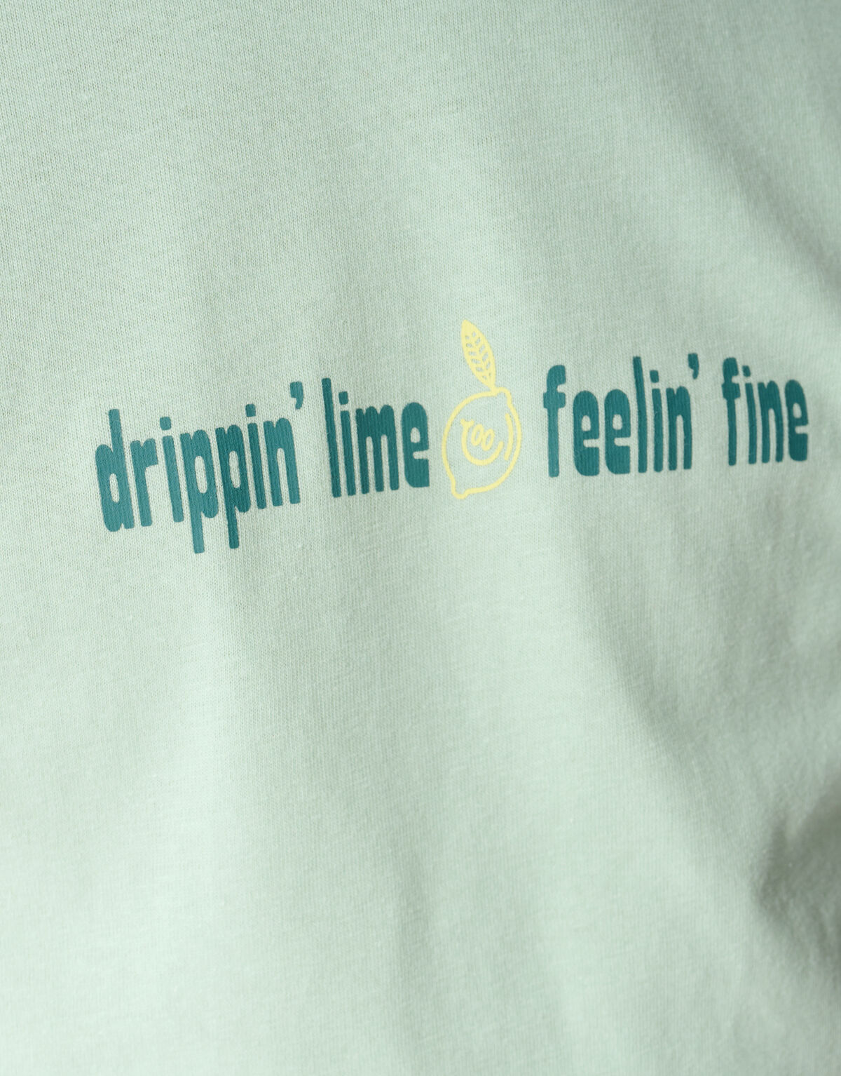 Dripping Artwork T-Shirt Hellgr&uuml;n SHOEBY BOYS