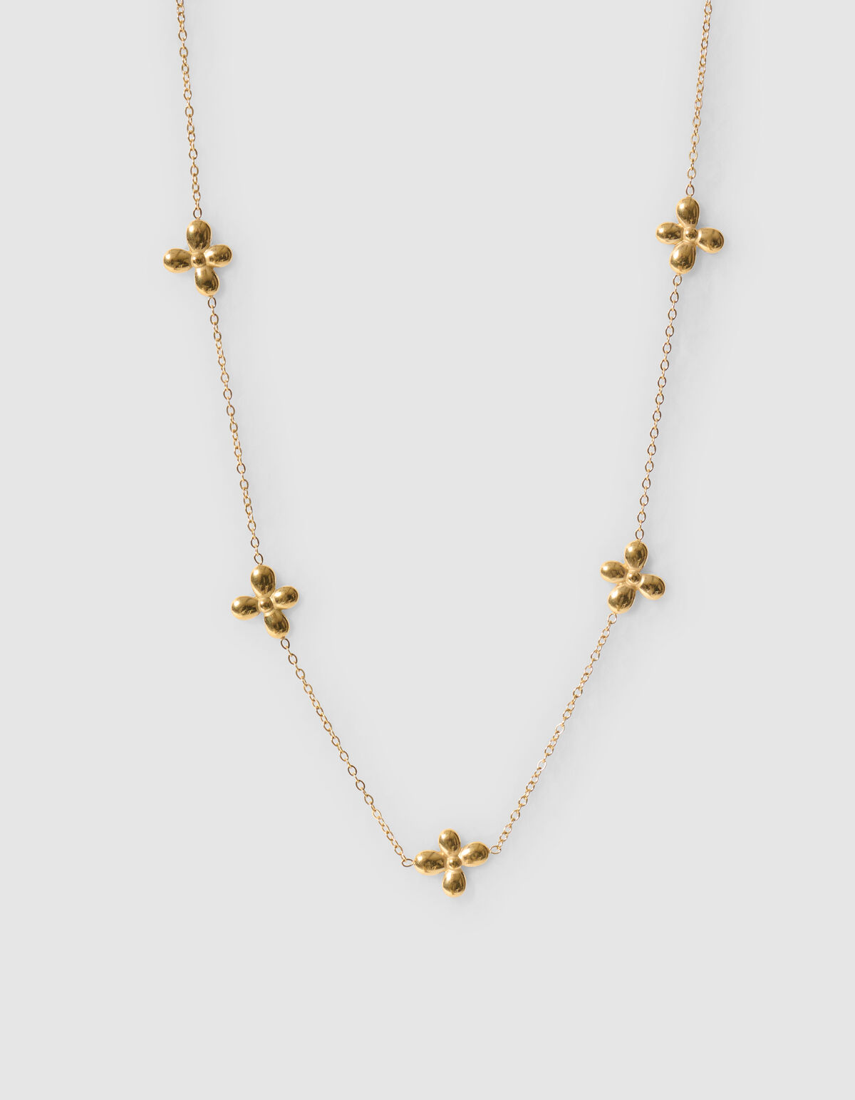 Kleine Blumenkette Gold SHOEBY ACCESSOIRES