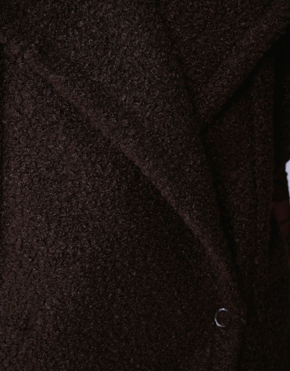 Oversize Teddyweste Dunkelbraun SHOEBY WOMEN