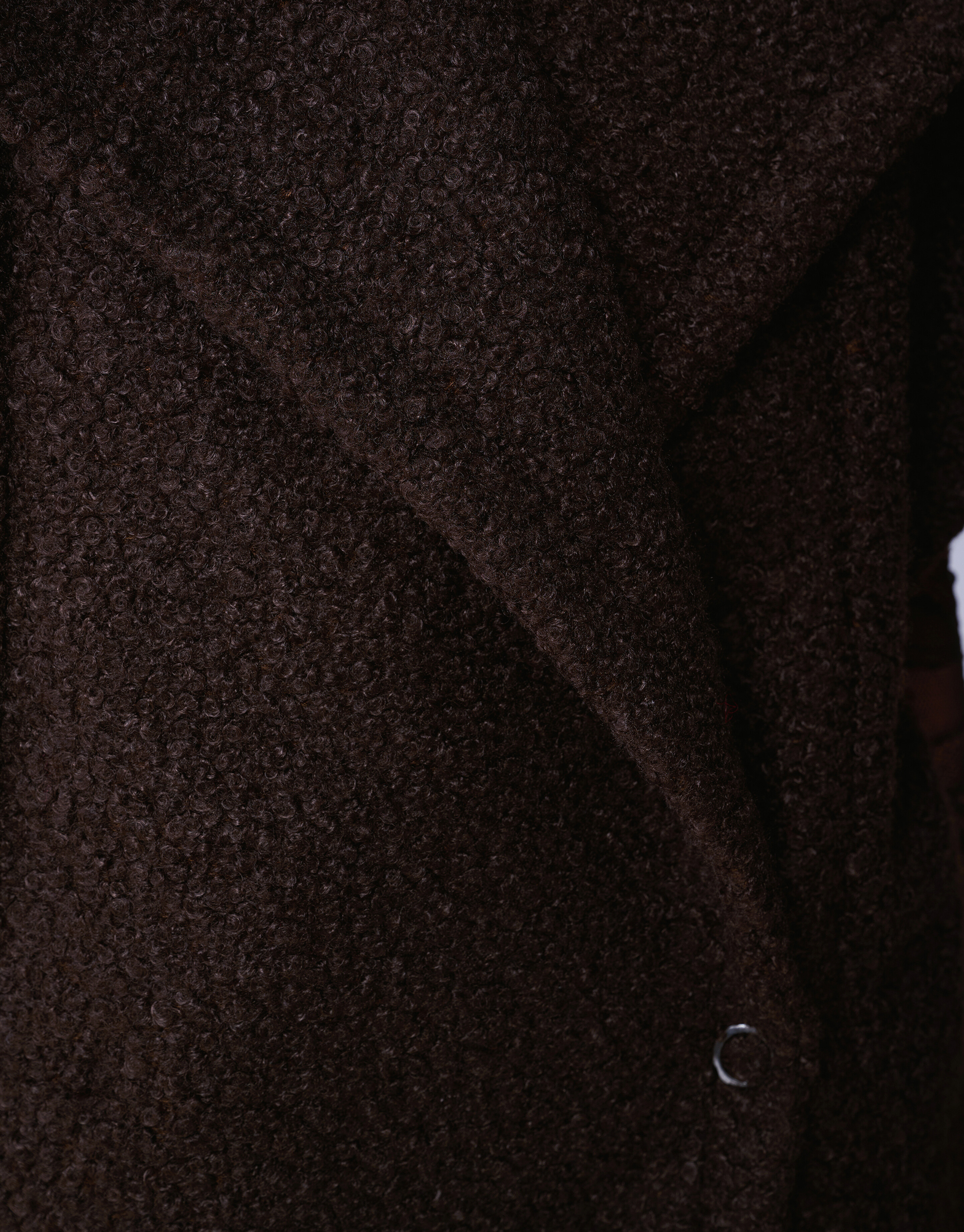 Oversize Teddyweste Dunkelbraun SHOEBY WOMEN