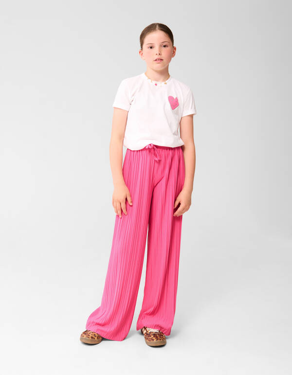 Plissee Weite Hosen Rosa SHOEBY GIRLS