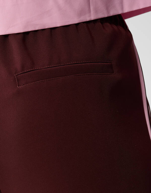 Sportliche, weite Hose, dunkelrot SHOEBY WOMEN