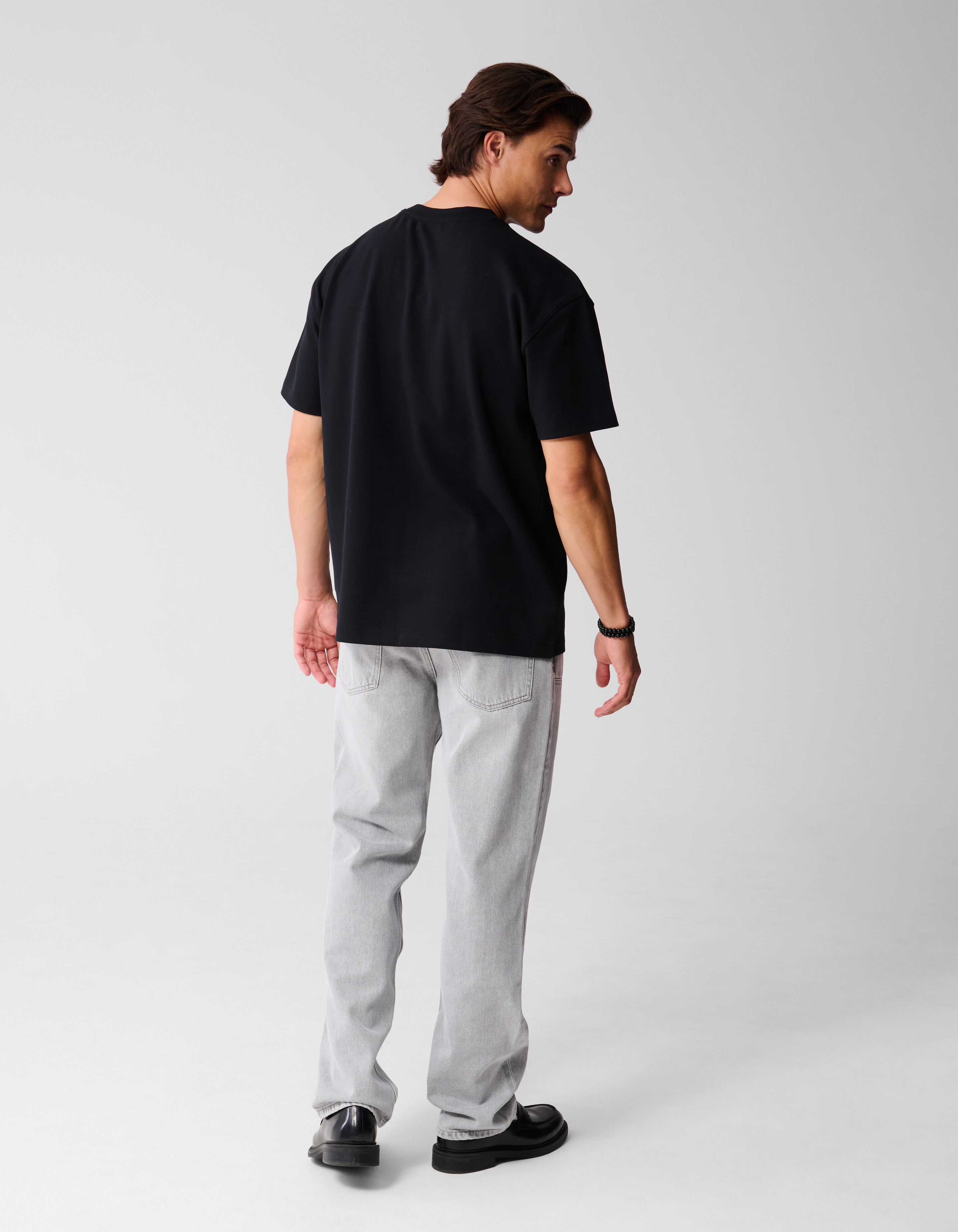 Label-T-Shirt Schwarz SHOEBY MEN