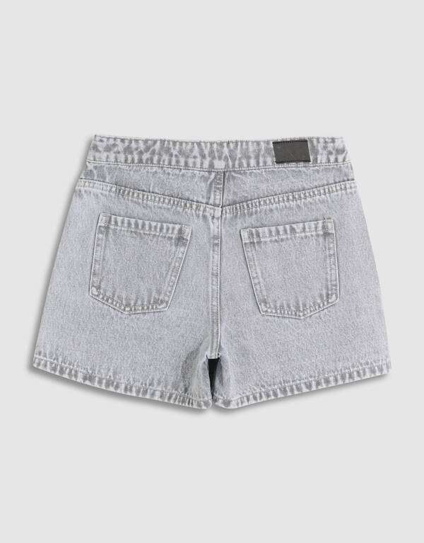 Herz-Wickelrock Hellgrau SHOEBY GIRLS