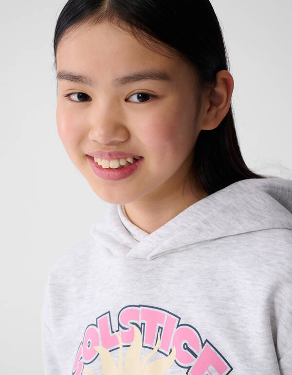 Solstice Artwork Hoodie Grau SHOEBY GIRLS