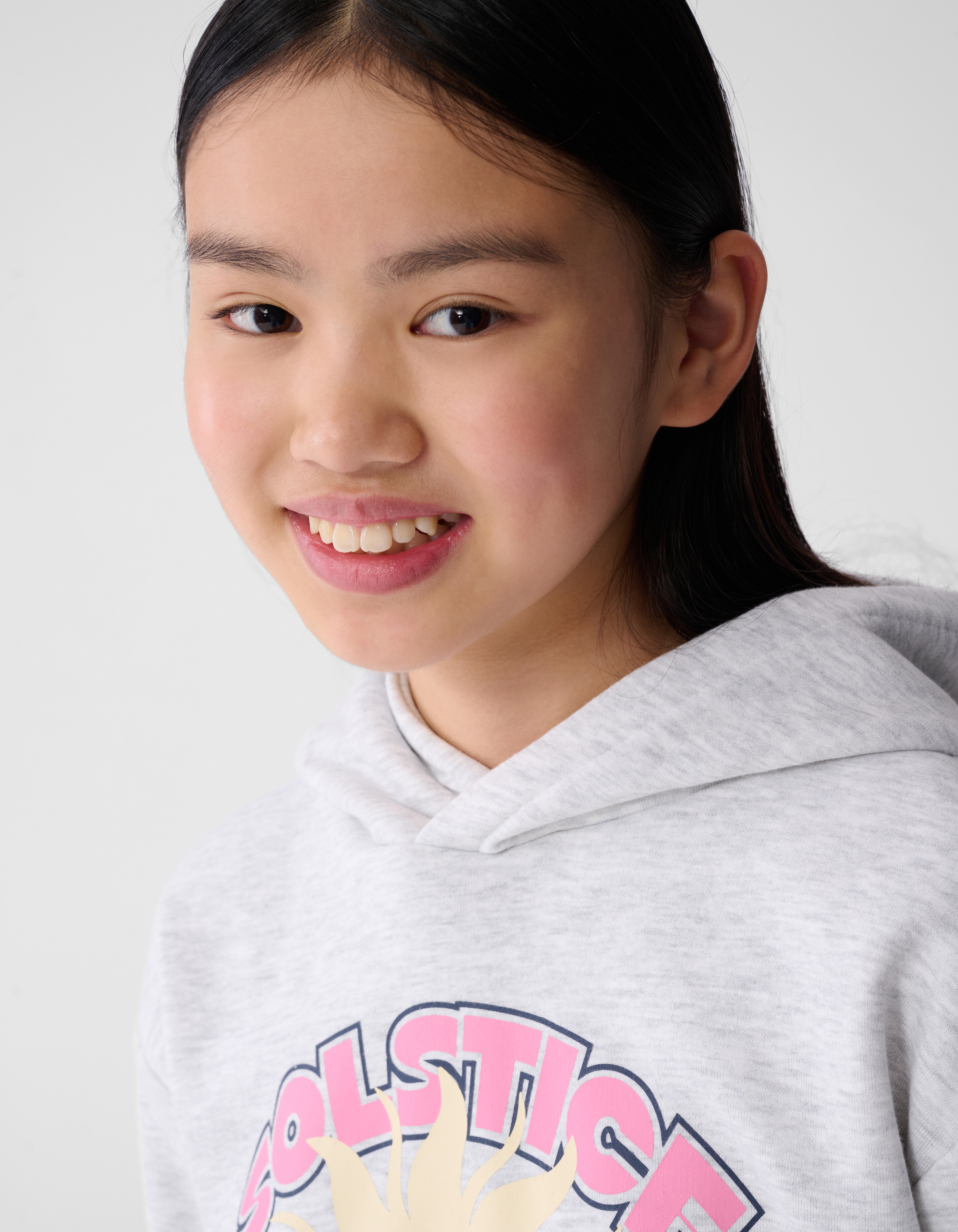 Solstice Artwork Hoodie Grau SHOEBY GIRLS