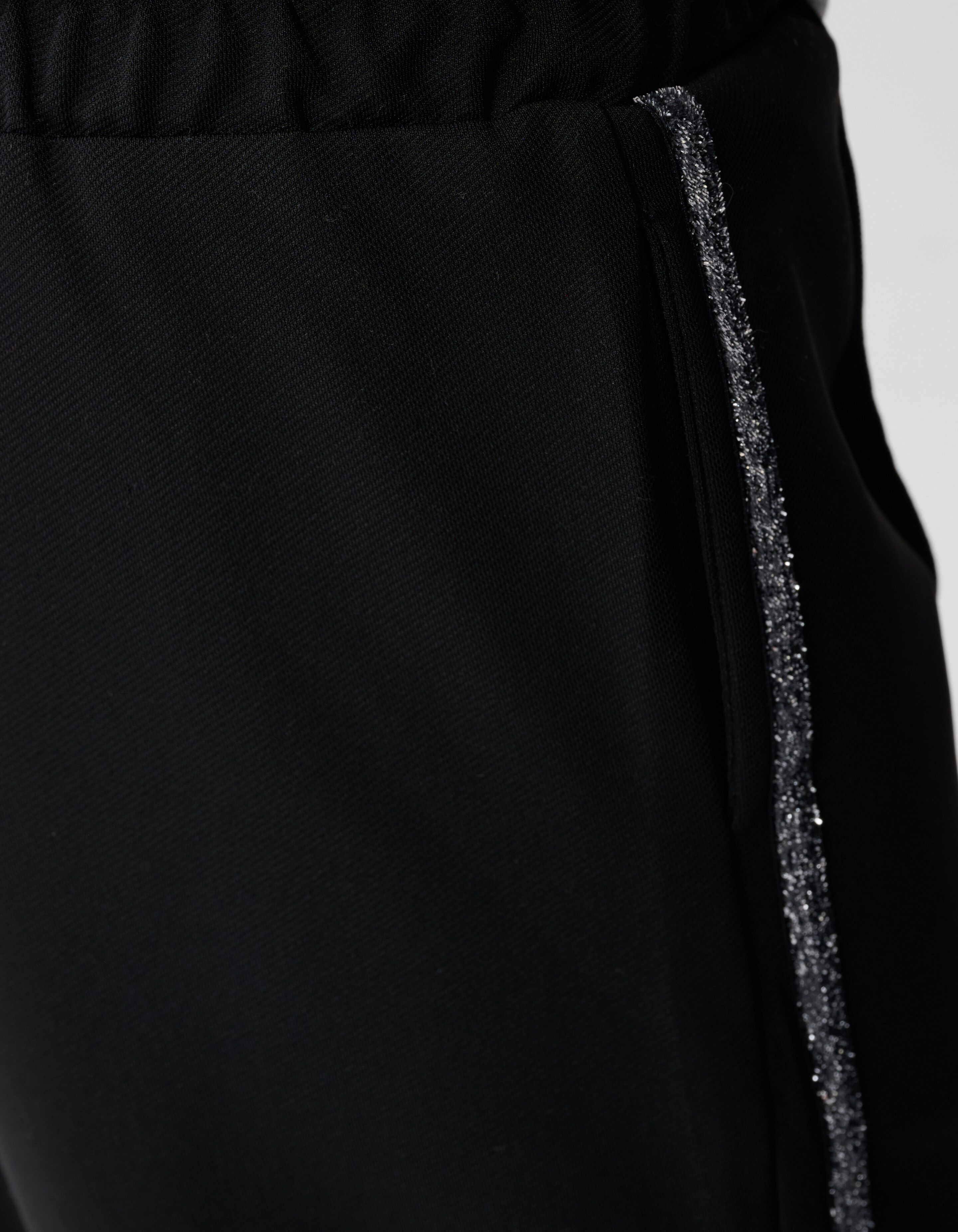 Glitzer-Hose mit weitem Bein, schwarz SHOEBY GIRLS