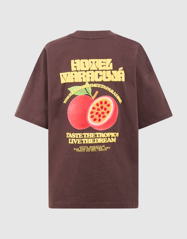 Hotel Artwork T-Shirt Dunkelbraun SHOEBY BOYS