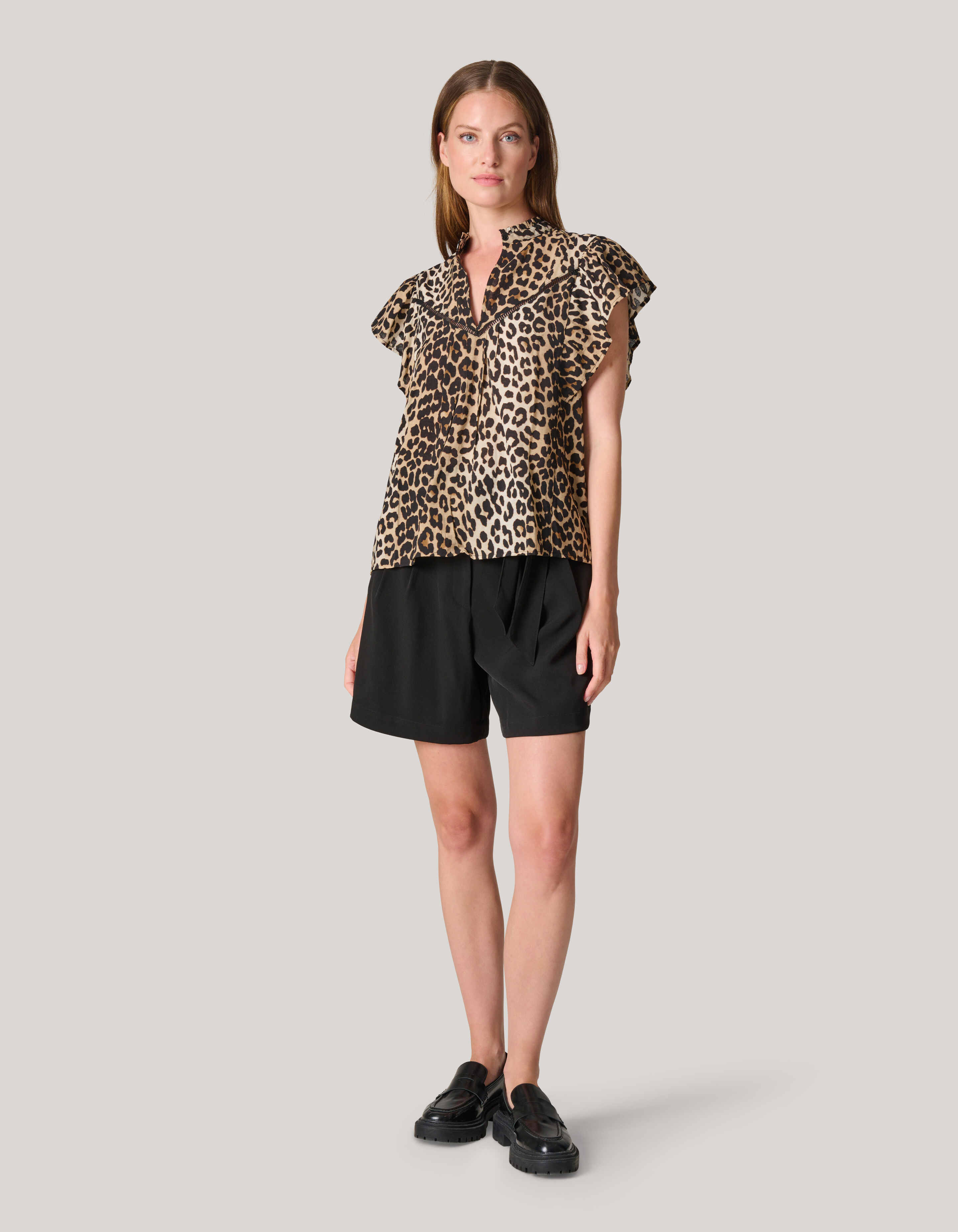 Printed Leopard Top SHOEBY WOMEN