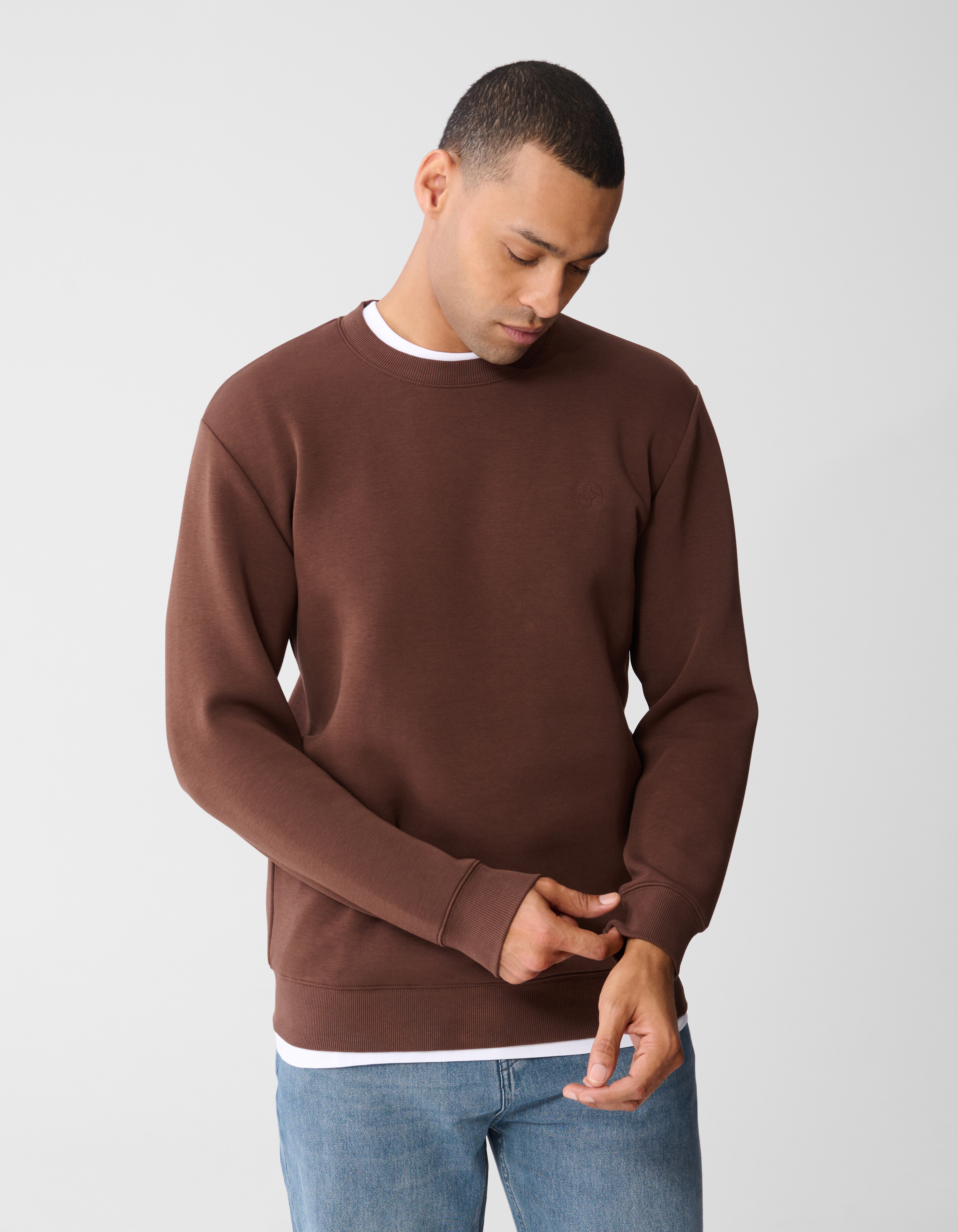 Spark Stickpullover Dunkelbraun SHOEBY MEN