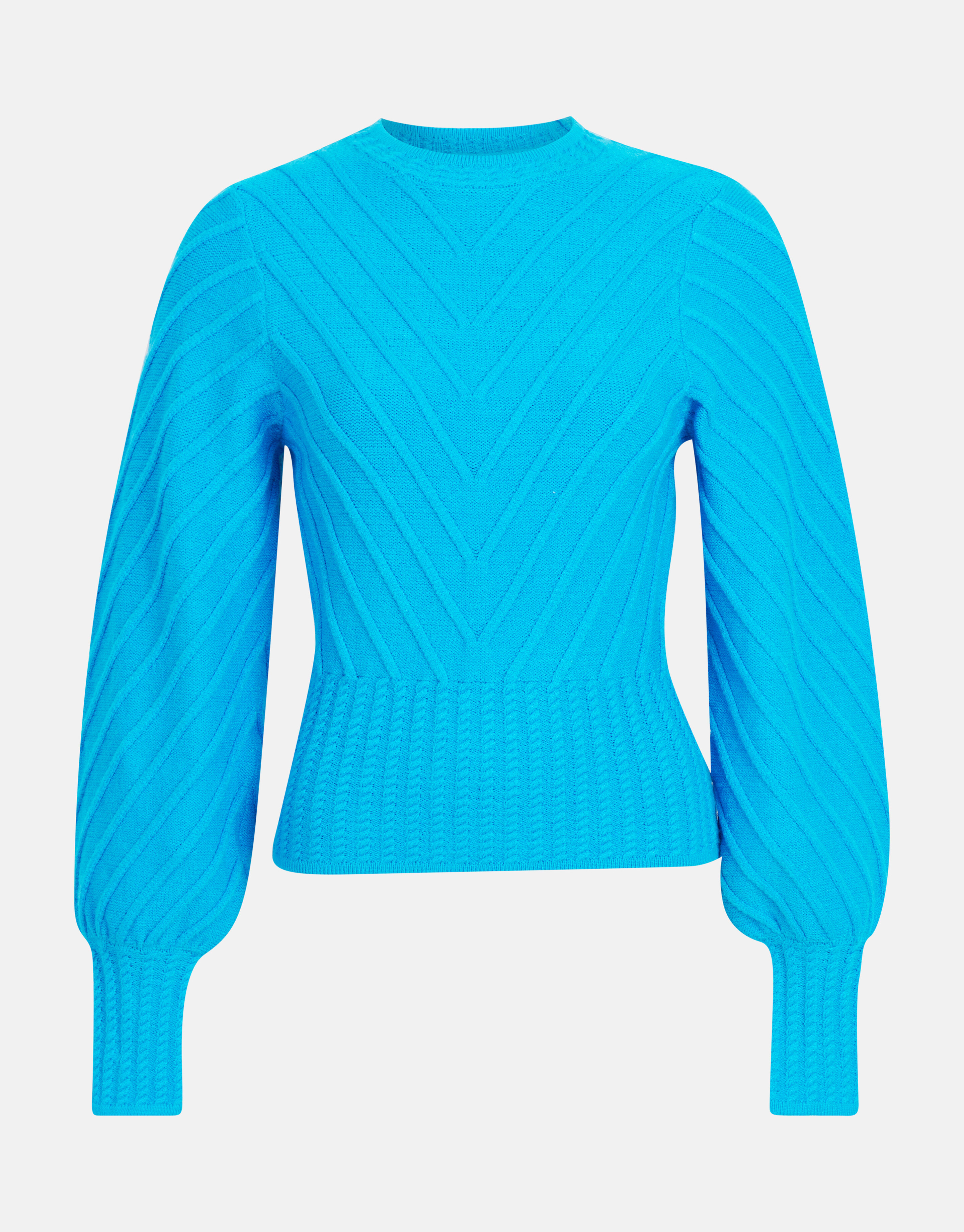 Diagonaler Pullover Blau SHOEBY WOMEN