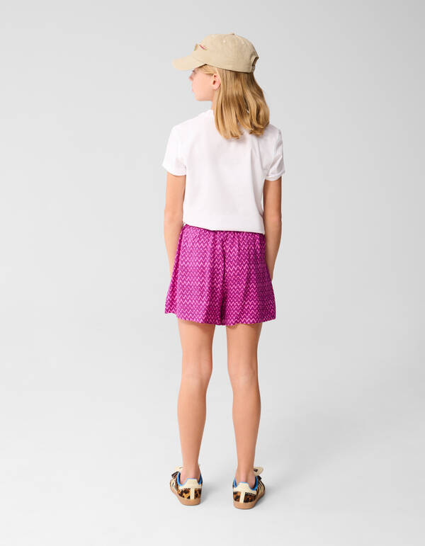 Saint Topez Artwork T-shirt Wei&szlig; SHOEBY GIRLS