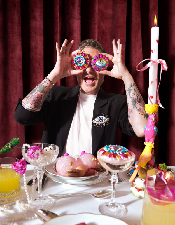 Eye Weihnachtskugel Mehrfarbig By Fred SHOEBY ACCESSOIRES