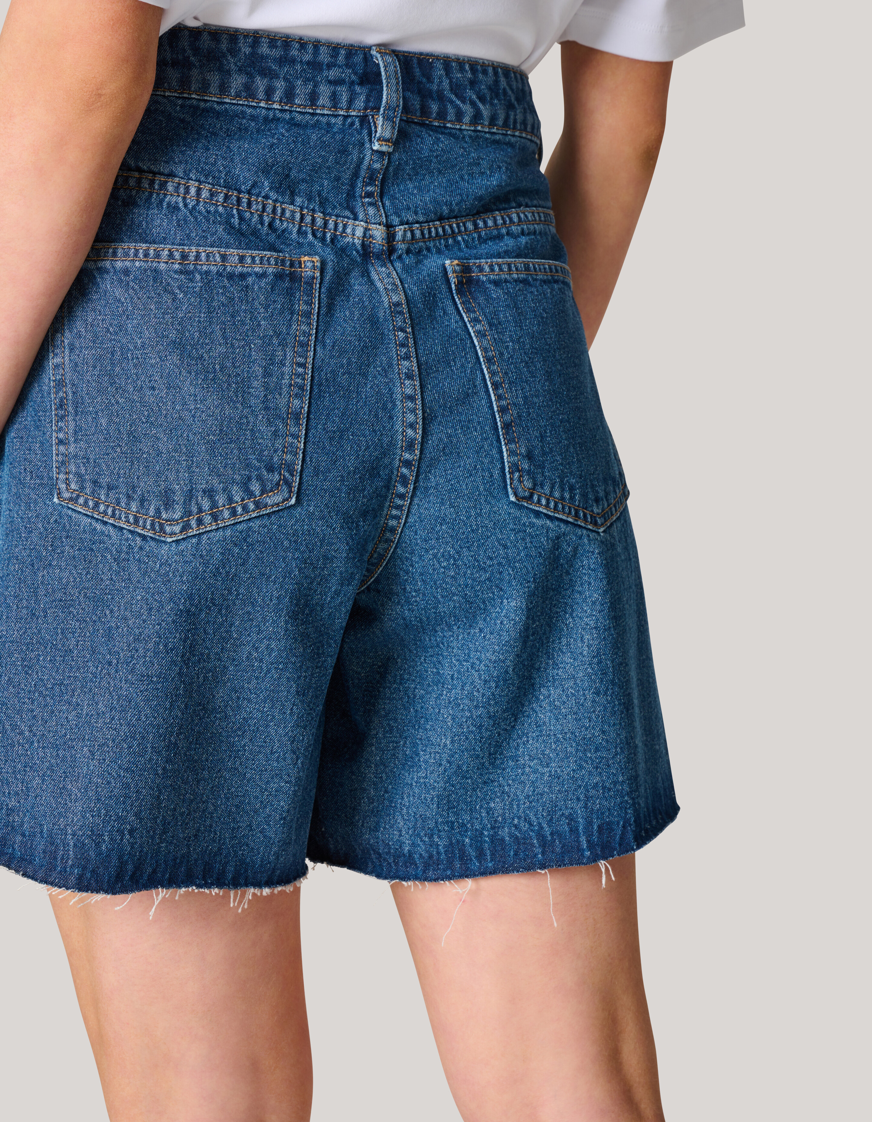 Denim Short Donkerblauw SHOEBY WOMEN