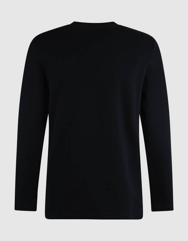 Studio Langarm-T-Shirt Schwarz SHOEBY MEN