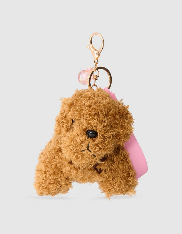 Hund Schl&uuml;sselanh&auml;nger Braun SHOEBY ACCESSOIRES