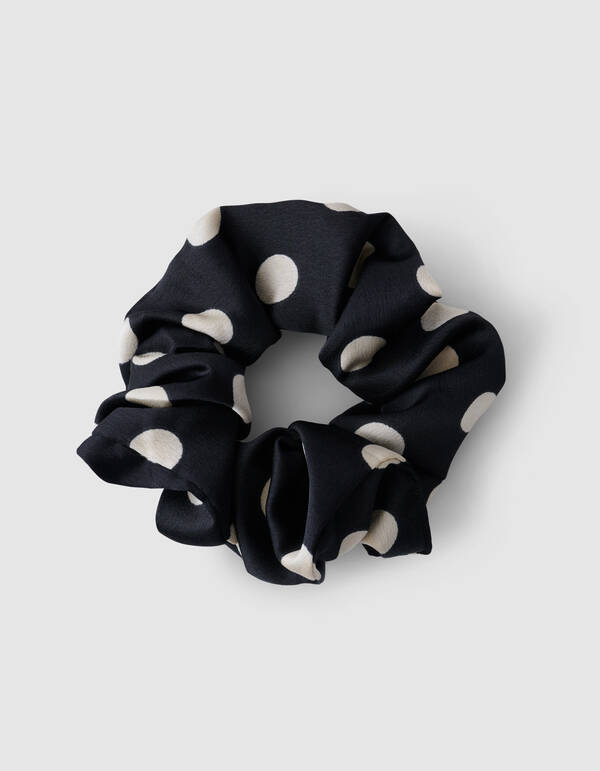 Schwarzer Punkt-Haargummi SHOEBY ACCESSOIRES