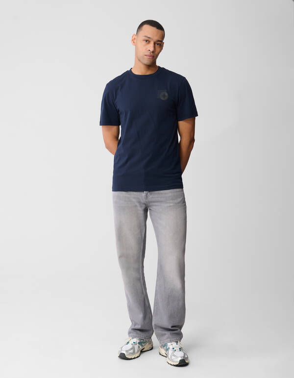 Stripe Box Artwork T-Shirt Dunkelblau SHOEBY MEN