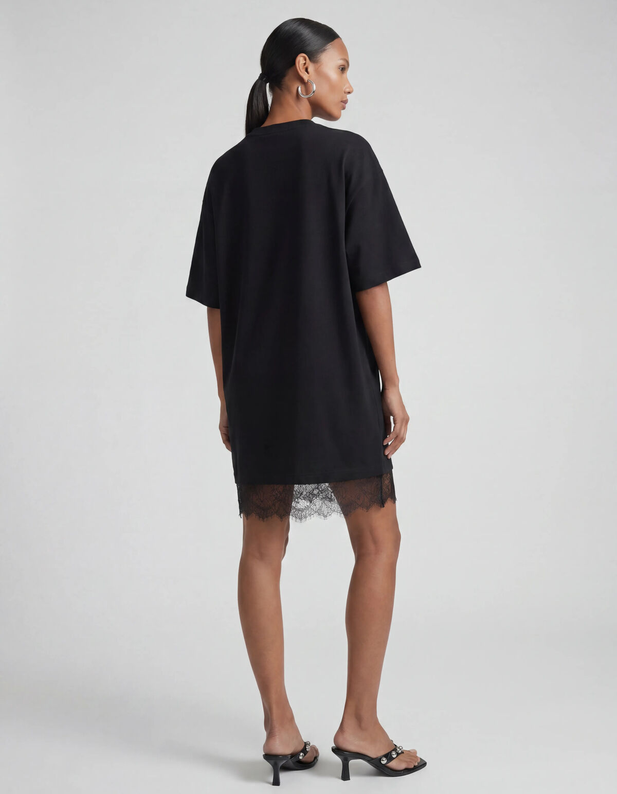 Kanten Mini Kleid Schwarz SHOEBY WOMEN