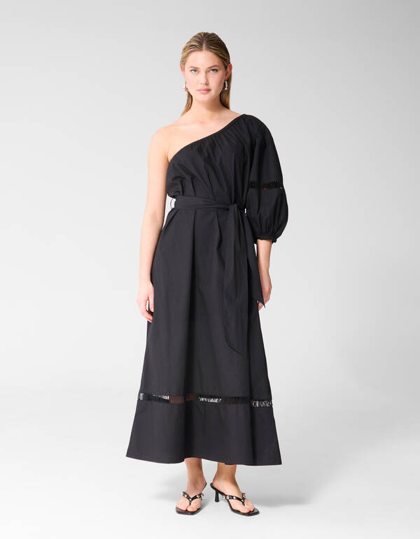 Tape Maxi-Kleid Schwarz SHOEBY WOMEN