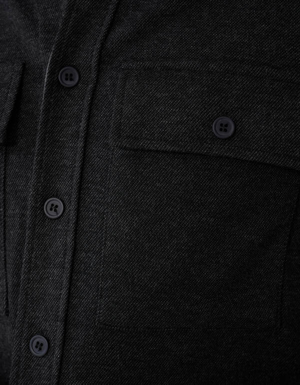 Soft Overshirt Dunkelgrau SHOEBY MEN