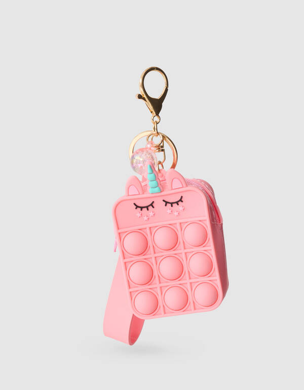 Pop It Einhorn Schl&uuml;sselanh&auml;nger Rosa SHOEBY ACCESSOIRES
