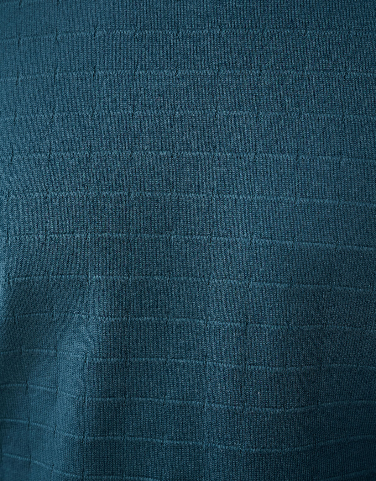 Strukturierter Strickpullover Dunkelgr&uuml;n SHOEBY MEN