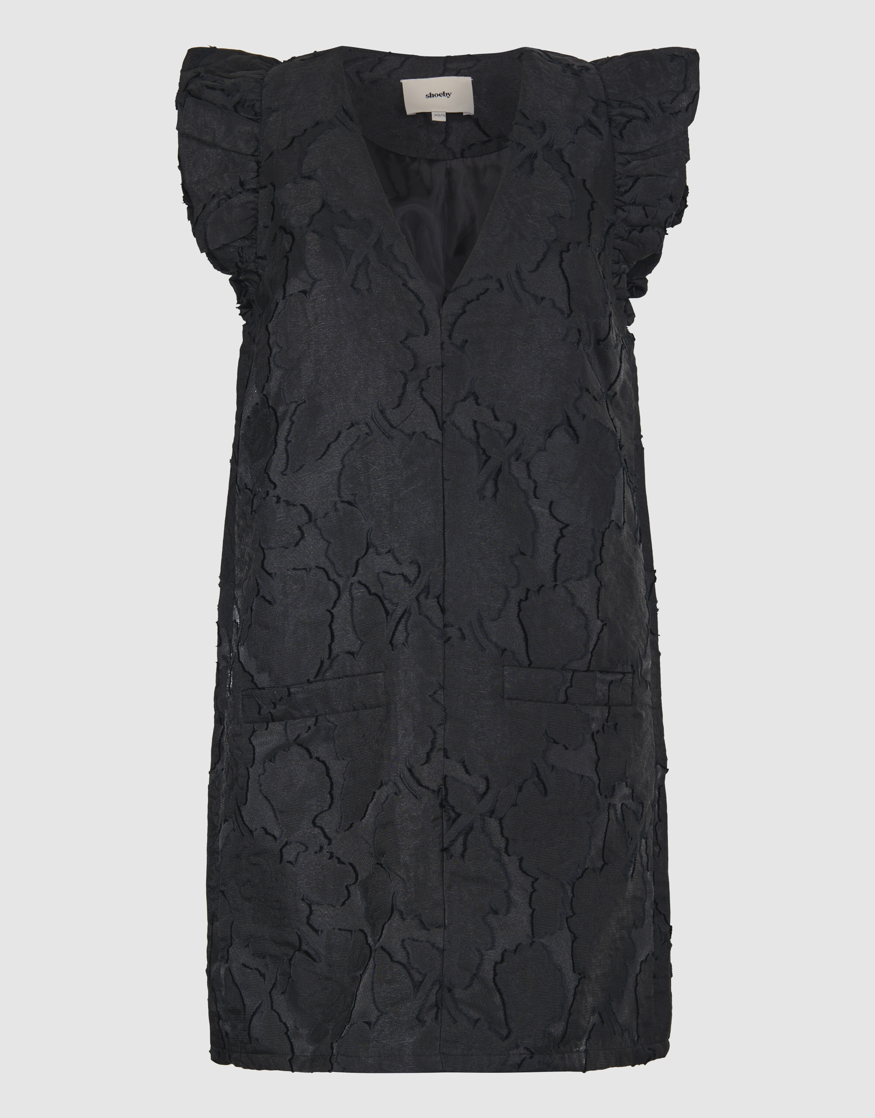Jacquard Mini Kleid Schwarz SHOEBY WOMEN