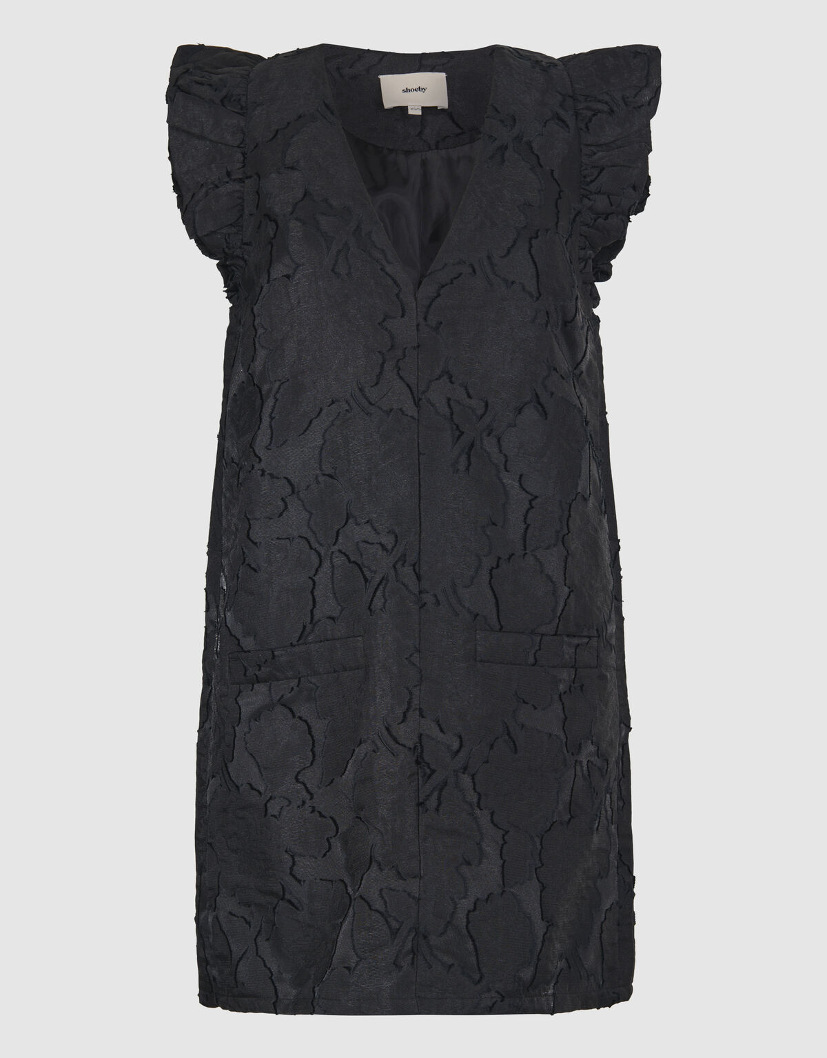 Jacquard Mini Kleid Schwarz SHOEBY WOMEN