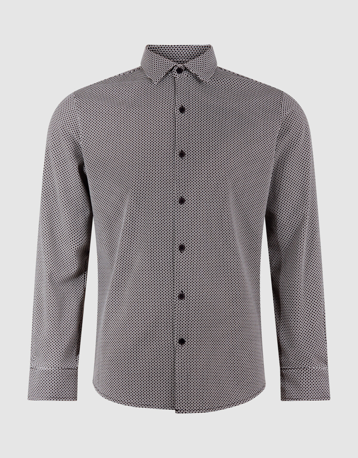 Bedrucktes Logo-Hemd, gebrochenes Wei&szlig; SHOEBY MEN