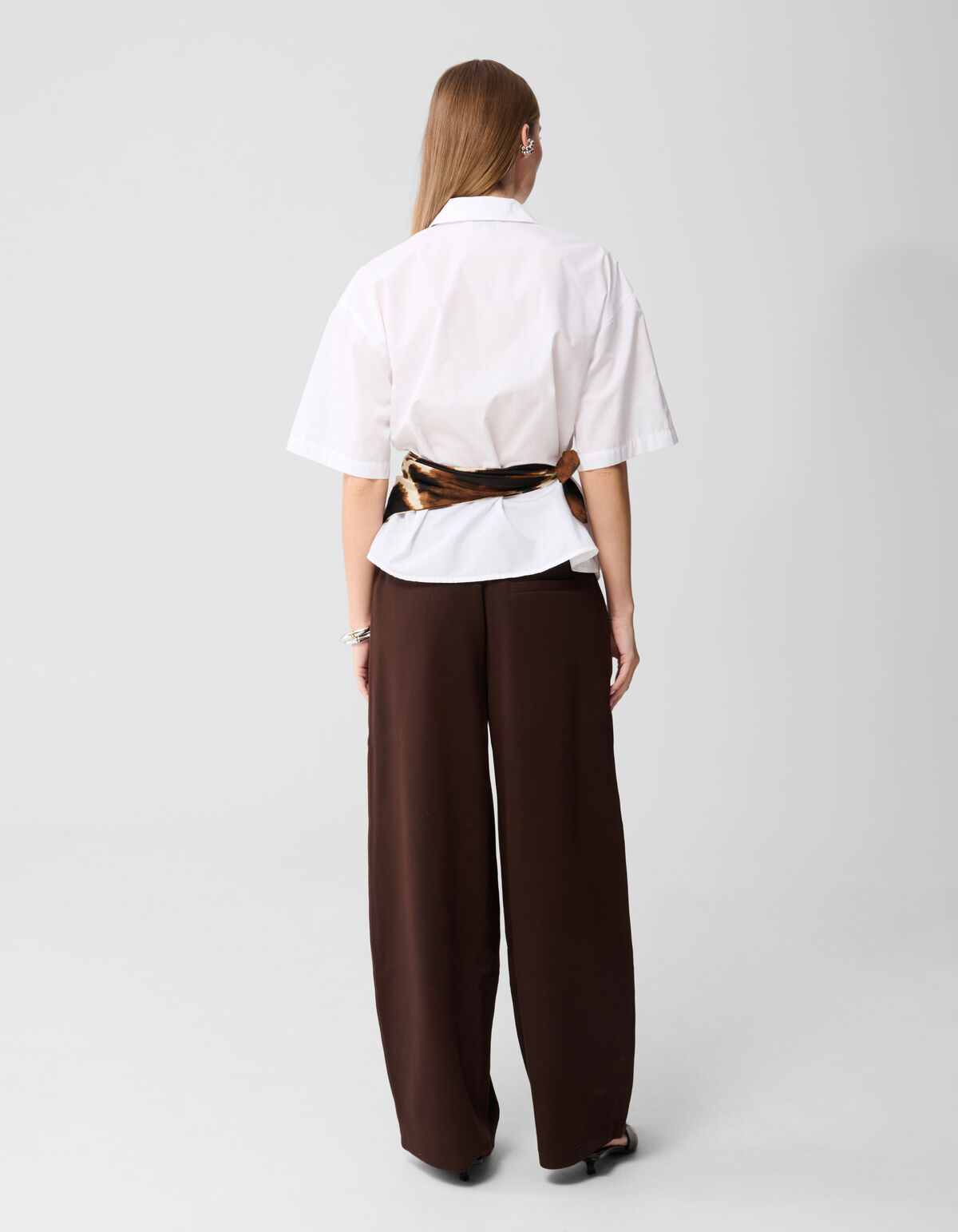 Clean Jogger Hose Dunkelbraun SHOEBY WOMEN