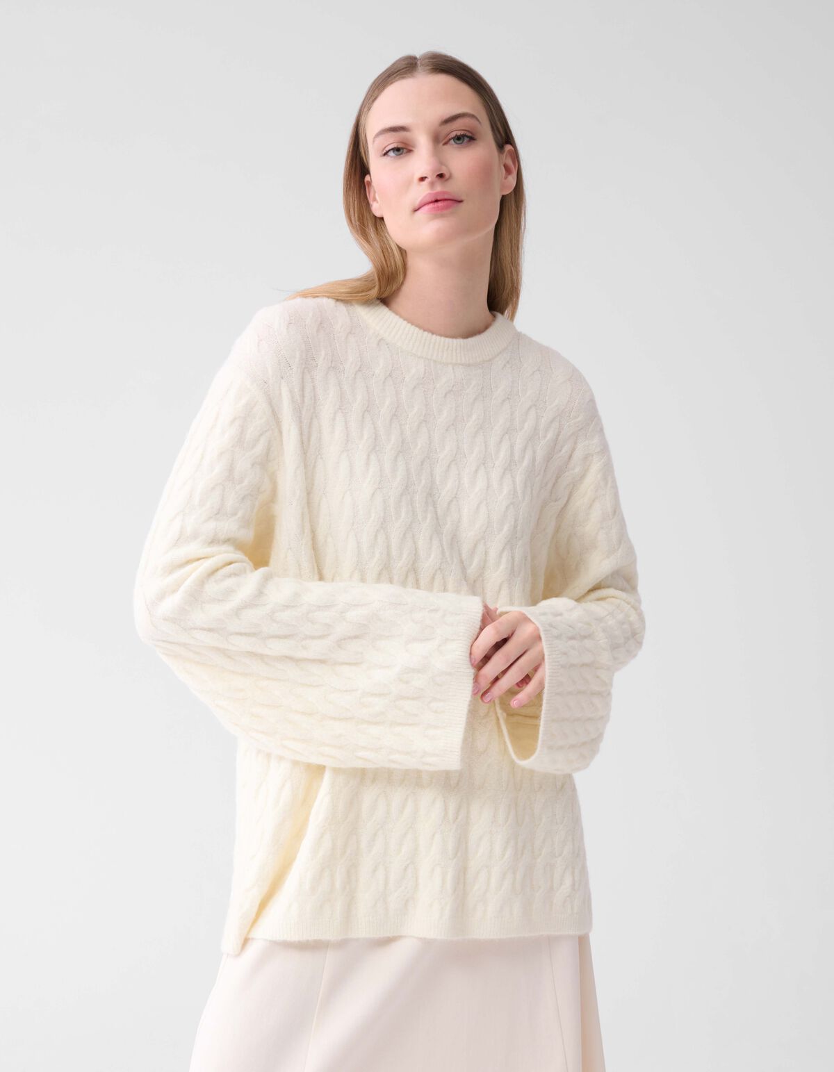 Kabelpullover Off White von Lonneke SHOEBY WOMEN