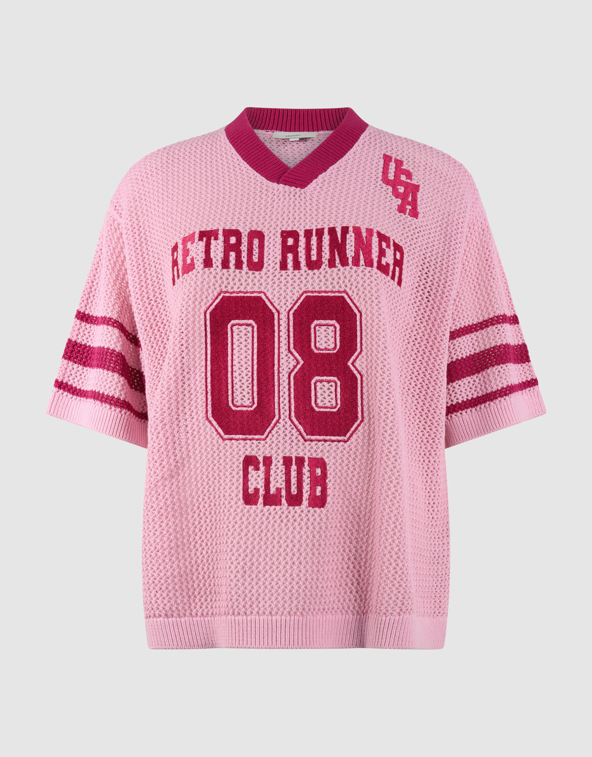 Oversized Baseball-T-Shirt Rosa SHOEBY WOMEN