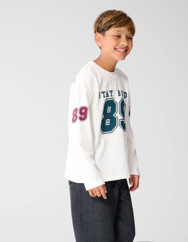 89 Artwork Sport Longsleeve Wit SHOEBY BOYS